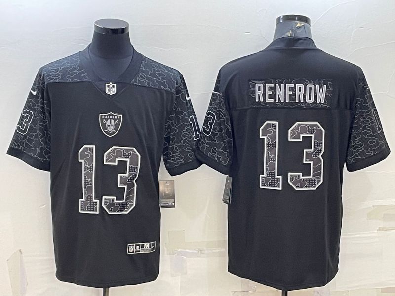 Men Oakland Raiders #13 Renfrow Black Reflector 2022 Nike Limited NFL Jersey